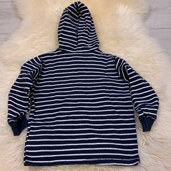 Tommy Hilfiger Long-Sleeve Hooded Striped Navy Blue in 24M - Picture 5 of 5